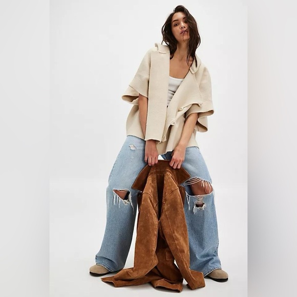 Toggle Poncho by Free People - Picture 3 of 6